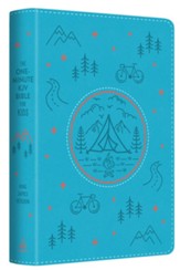 The One-Minute KJV Bible for Kids [Adventure Blue], Leather, imitation
