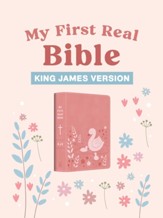 KJV My First Real Bible, Girls Edition, soft leather-look