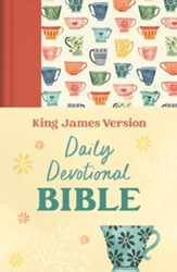 KJV The Daily Devotional  Bible--cloth over boards, tangerine