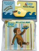 Curious Baby My Little Boat: Curious George Bath Book with Toy [With Boat]