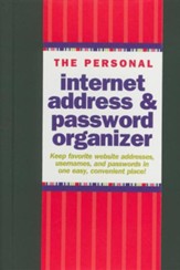 The Personal Internet Address & Password Organizer