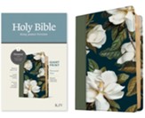 KJV Personal Size Giant Print Bible, Filament-Enabled Edition--soft leather-look, magnolia sage green