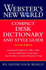 Webster's New World Compact Desk Dictionary and Style Guide, Edition 0002