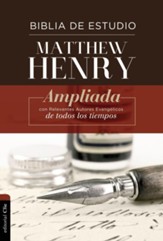 Biblia de estudio RVR Matthew Henry, tapa dura, indice  (RVR Matthew Henry Study Bible, Hardcover, Index)