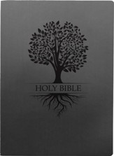 KJV 1611 Family Legacy Bible, Large Print--Soft leather-look, black