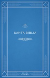 RVR 1960 Biblia económica de evangelismo, azul tapa rústica (Economic Bible, Blue)