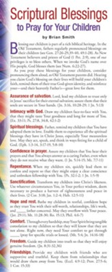 Scriptural Blessings To Pray for Your Children Prayer Card, Pack of 50