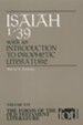 Isaiah 1-39: Volume XVI, The Forms of the Old Testament Literature (FOTL)