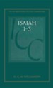 Isaiah 1-5 International Critical Commentary