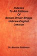 Indexes to All Editions of Bdb Hebrew English Lexicon