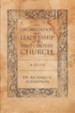 The Organization and Leadership of the First Century Church: A Study