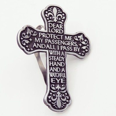 Motorist Prayer Visor Cross   - 