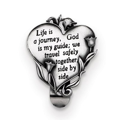 Life is a Journey Visor Clip   - 