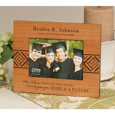 Personalized, For I Know the Plans, Graduation Photo   - 