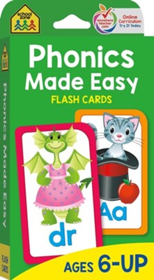 Phonics Made Easy, Flash Cards for Beginners  - 