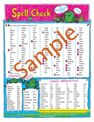Sitton Spell Check Grades 3-8 10-Pack (Homeschool Edition)  - 