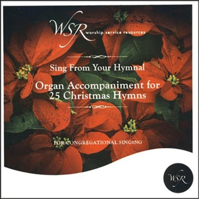 Organ Accompaniment for 25 Christmas Hymns CD   - 