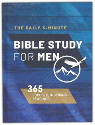 The Daily 5-Minute Bible Study for Men: 365 Focused, Inspiring Readings  -     By: Compiled by Barbour Staff, David Sanford (Deceased), Quentin Guy, Ed Cyzwski & Jess MacCallum
