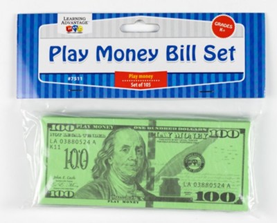 Play Money Bill Set  - 