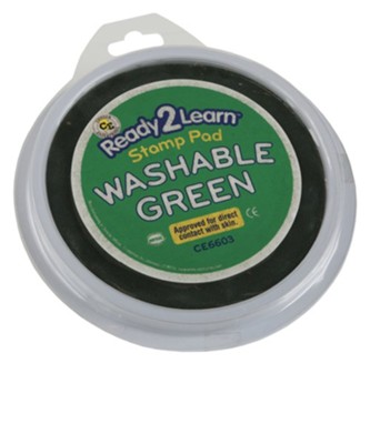 Green Large Washable Ink Stamp Pad   -     By: Rocky Railway
