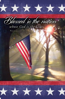 Blessed Is The Nation Psalm 33 12 KJV Bulletins 100 Christianbook