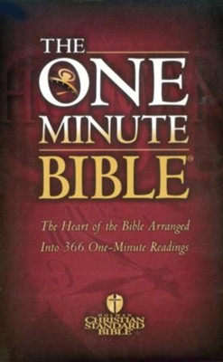 The HCSB One Minute Bible: The Heart of the Bible Arranged into 366 One-Minute Readings - eBook  - 