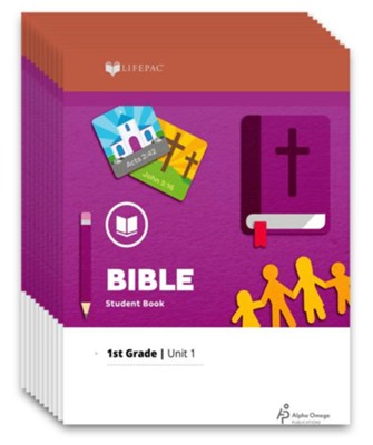 Lifepac Bible, Grade 1, Workbook Set   -     By: Alpha Omega
