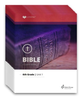 Lifepac Bible, Grade 6, Workbook Set   -     By: Alpha Omega
