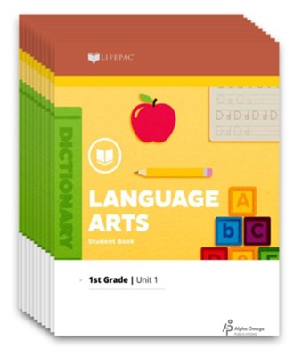 Lifepac Language Arts, Grade 1, Workbook Set   -     By: Alpha Omega
