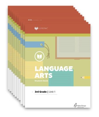 Lifepac Language Arts, Grade 3, Workbook Set   -     By: Alpha Omega
