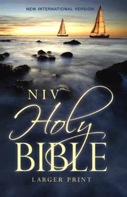 NIV Holy Bible, Larger Print, Paperback  - 