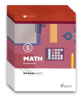 Lifepac Math, Grade 3, Workbook Set   -     By: Alpha Omega
