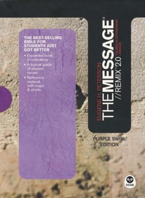 The Message//REMIX 2.0, Purple Swirl  -     By: Eugene H. Peterson
