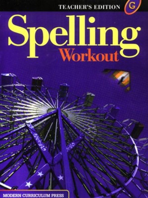 Spelling Workout 2001/2002 Level G Teacher Edition   - 