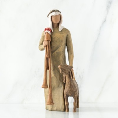 Nativity, Zampognaro, Figurine, Willow Tree &reg;   -     By: Susan Lordi
