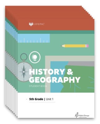 Lifepac History & Geography Workbook Set, Grade 5   -     By: Alpha Omega
