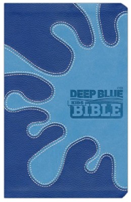 CEB Deep Blue Kids Bible, Soft leather-look, Midnight Splash   - 