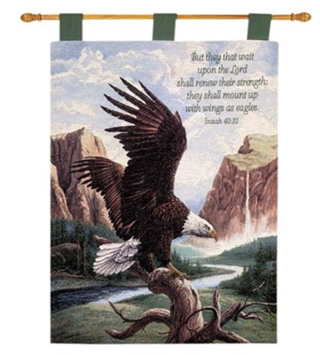They That Wait upon the Lord--Tapestry Wall Hanging   - 