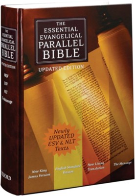 The Essential Evangelical Parallel Bible (NKJV/ESV/NLT/The Message), hardcover  -     By: John R. Kohlenberger III
