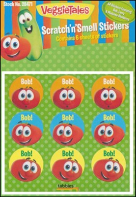 Veggie Tales Scratch 'n Smell Stickers   - 