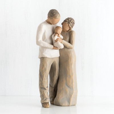 We Are Three, Family Figurine, Ebony Collection   -     By: Susan Lordi
