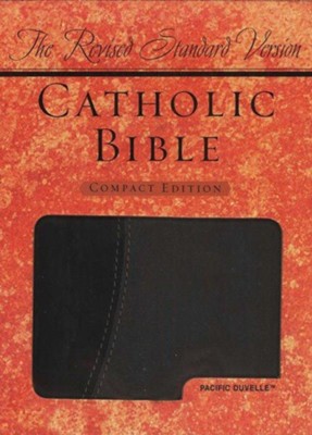 The Revised Standard Version Catholc Bible Compact Ed., Pacific Duvelle (Imitation Leather) BK/GY  - 
