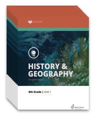 Lifepac History & Geography Workbook Set, Grade 8   - 