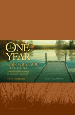 The One Year Walk with God Devotional - LeatherLike (repkg)  -     By: Chris Tiegreen, Walk Thru Ministries
