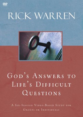 God's Answers to Life's Difficult Questions, DVD  -     By: Rick Warren
