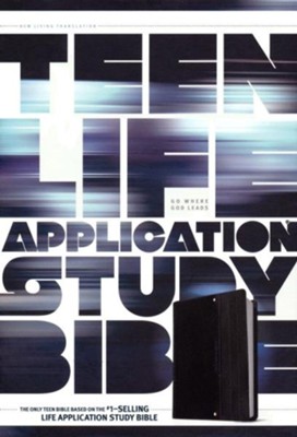 NLT Teen Life Application Study Bible, TuTone Black Pocket Imitation Leather  - 