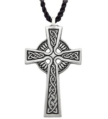 Celtic Cross Pewter Pendant   - 