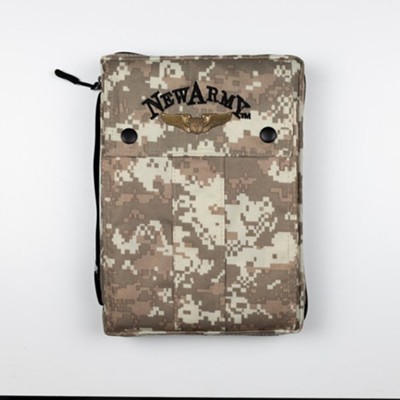 New Army Bible Cover, Large, Camo  - 