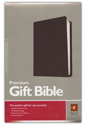 NLT Premium Gift Bible Imitation Leather, black  - 