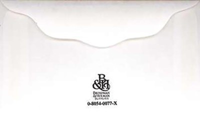 Small Blank Offering Envelopes, White, 4 1/4 inch x 2 3/8  inch, Package of 100  - 